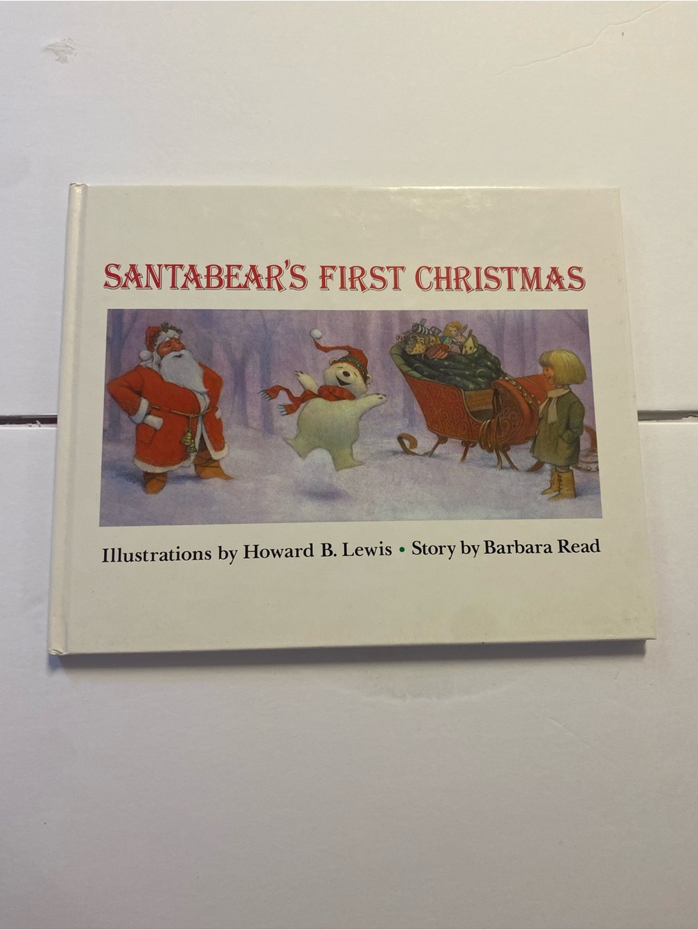 Santabear's First Christmas - White Holiday Picture Book
